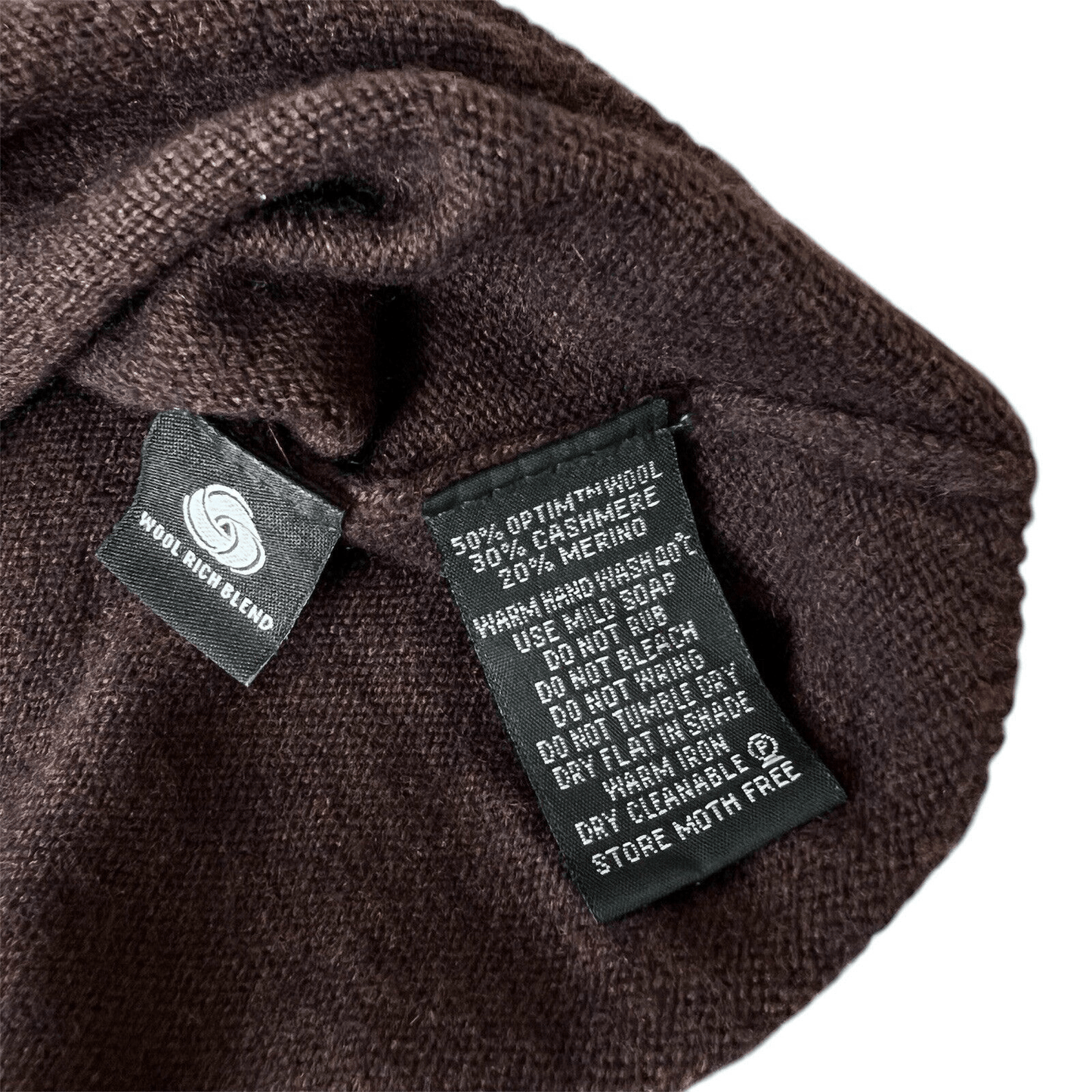 Rodd & Gunn Men's  Wool & Cashmere Crewneck Sweater in Chocolate Brown Size 2XL