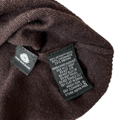 Rodd & Gunn Men's  Wool & Cashmere Crewneck Sweater in Chocolate Brown Size 2XL