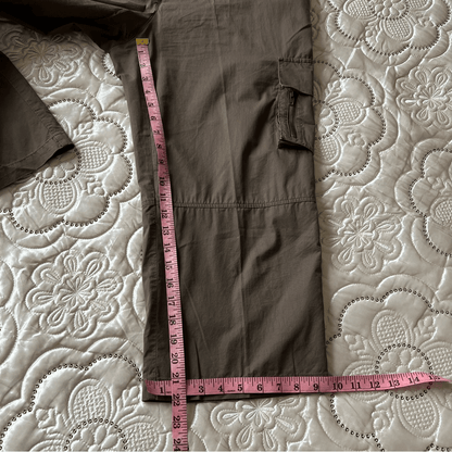 Chico’s Cropped Cargo Pants in Brown Size 2/ US 12