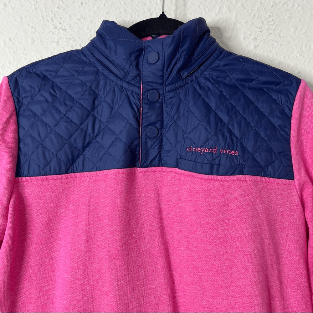 Vineyard Vines Quilted Nylon Performance Shep Shirt Pullover Size Small
