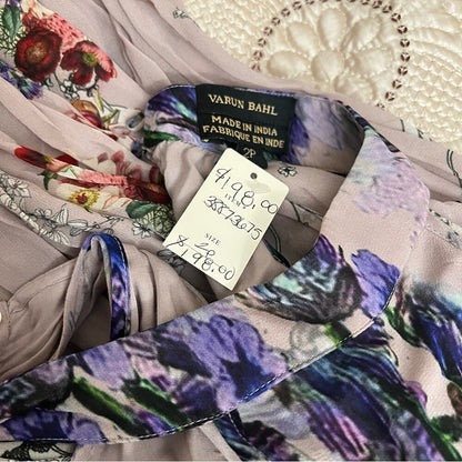 Anthropologie Petaline Midi Dress Varun Bahl NEW Size 2 Petites