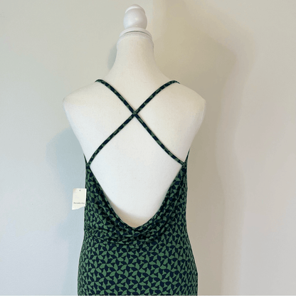 Abercrombie & Fitch Cowl Neck Strappy Midi Slip Dress NEW Size XSP