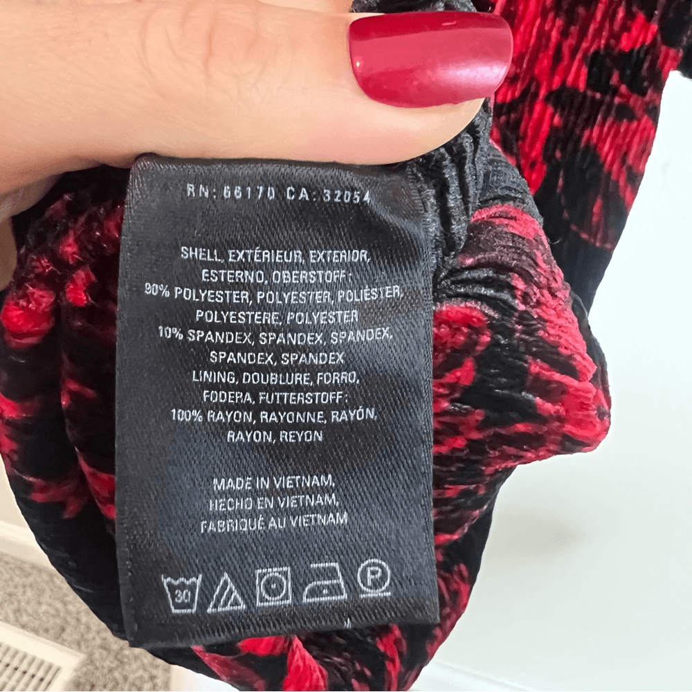 Anthropologie HD in Paris Dierdre Velvet Column Midi Dress Size Medium Stretchy