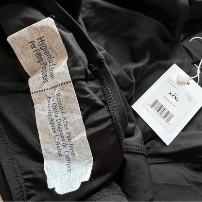 Andie Montauk Black Low Back One Piece Swimsuit NEW Size XXXL High Neck