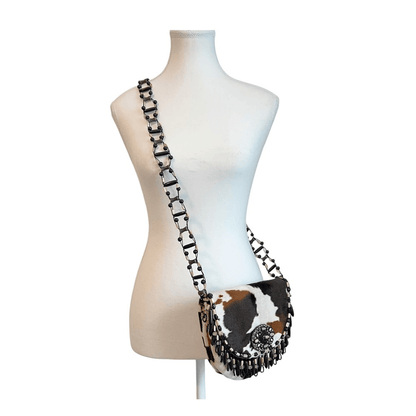 Mary Frances Accessories Cowgirl Crossbody Bag Beaded Rodeo Western Festival