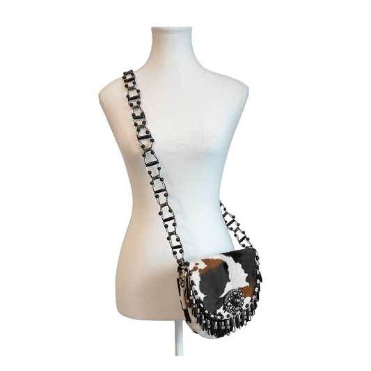 Mary Frances Accessories Cowgirl Crossbody Bag Beaded Rodeo Western Festival