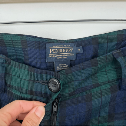 Pendleton Woolenmills Virgin Wool Plaid Trousers Dress Pants Size 8