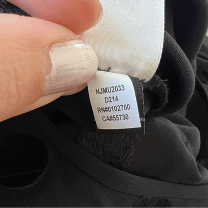 Kate Spade Mademoiselle Sleeveless Black Peplum Jumpsuit NEW Size 6