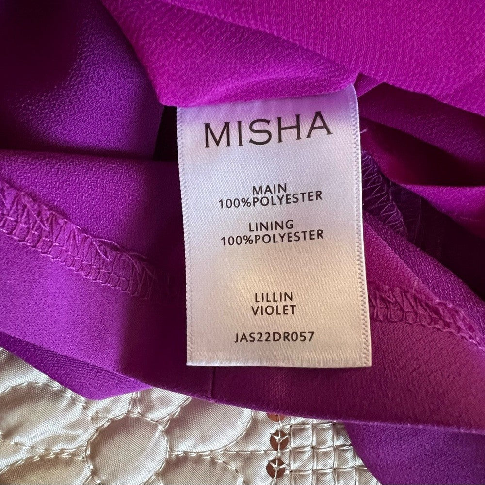 Anthropologie MISHA Halter Mini Dress NEW Size 8