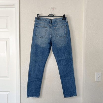 Old Navy Men's Medium Wash Slim Built-In Flex Rip-and-Repair Jeans NEW 33x32