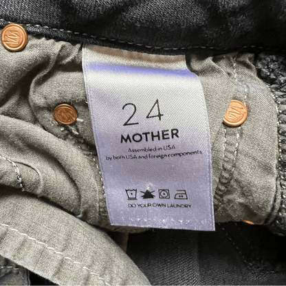 MOTHER High Waisted Looker Jeans Coffee Tea or Me Size 24