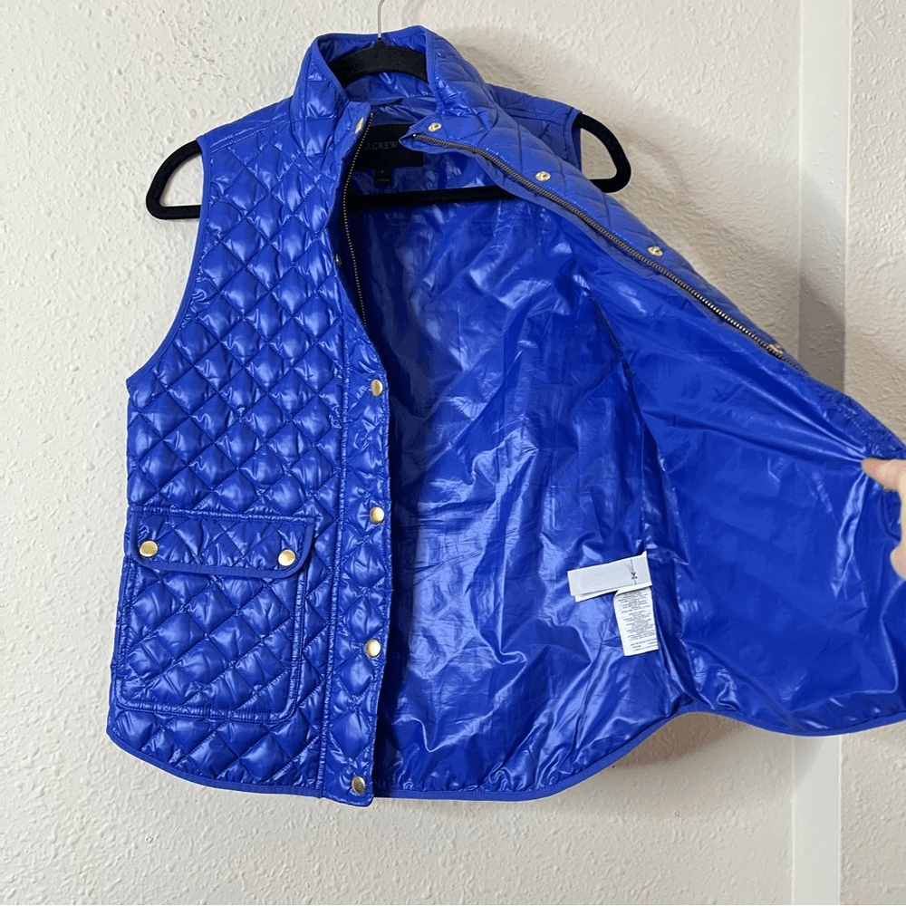 J. Crew Down Field Quilted Puffer Vest Size Small