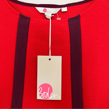 NEW Boden Anita Ottoman Textured Ribbed Tunic Dress Size 4