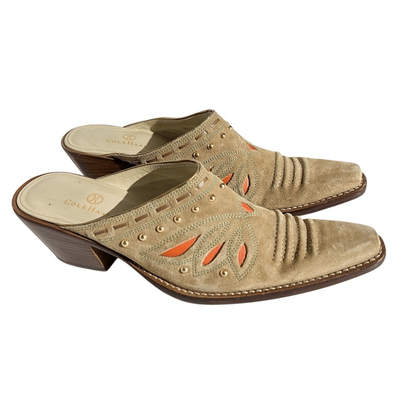 Cole Haan Morgan Western Mule Size 9,5 in Tan