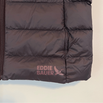 Eddie Bauer Women’s Cirruslite Down Vest NEW Size Small in Aubergine