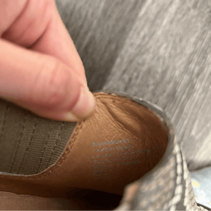 Madewell Chelsea Snakeskin Boots Leather Upper Size 8