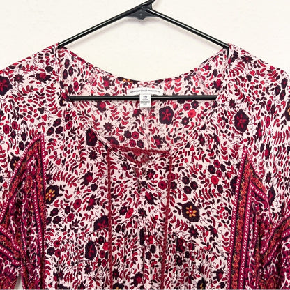 American Eagle Outfitters Boho Floral Pattern Mini Shift Dress