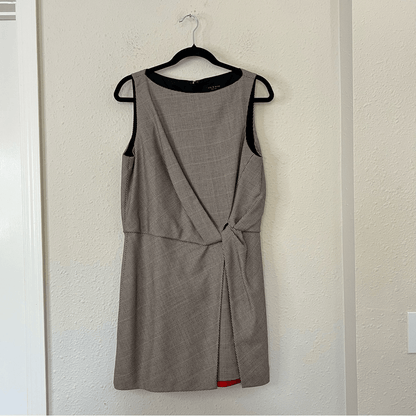 Rag & Bone Logan Houndstooth Wool Mini Sheath Dress Size 6