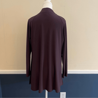 Sun Kim Lagenlook Tunic Top Long Sleeve Size Medium