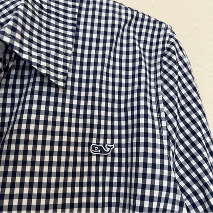 Vineyard Vines Gingham Chilmark Classic Button Down Shirt NEW Size 6