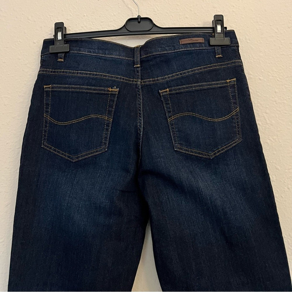 Lee Relaxed Fit Dark Wash Jeans Size 10
