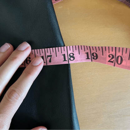 Abercrombie & Fitch Faux Leather Black Mini Dress NEW Size Medium Tall