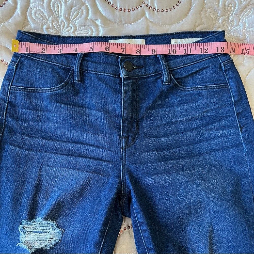 PacSun Distressed Super Stretch Dark Wash Jegging Jeans Size 25