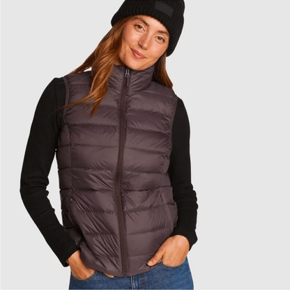 Eddie Bauer Women’s Cirruslite Down Vest NEW Size Small in Aubergine