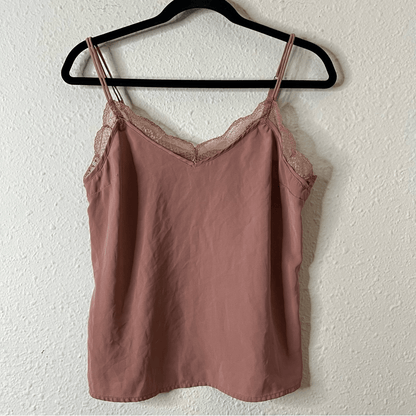 Abercrombie & Fitch Lace Trim Cami Tank Top Size Small