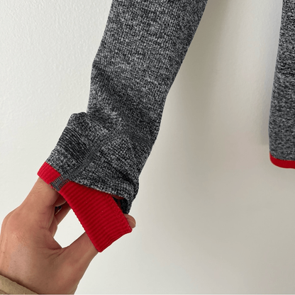 Athleta Andes Hybrid Jacket Size Small Navy Blue Gray