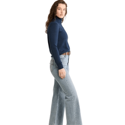 Pendleton Silk Navy Blue Turtleneck Sweater Size XL