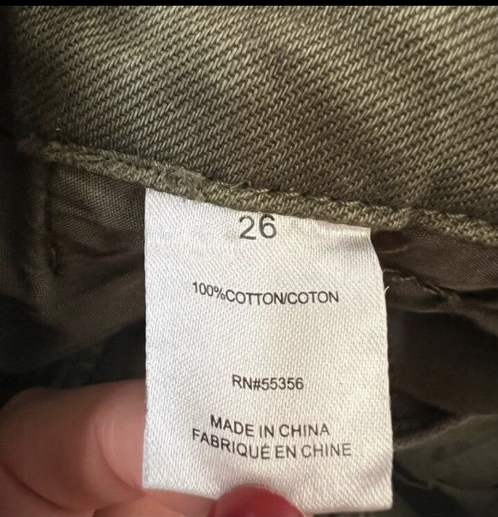 Anthropologie Blue Revival Utility Pants NEW Size 26