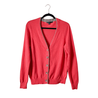 Boden V neck Cardigan Size 16 Cashmere Rabbit Hair Blend