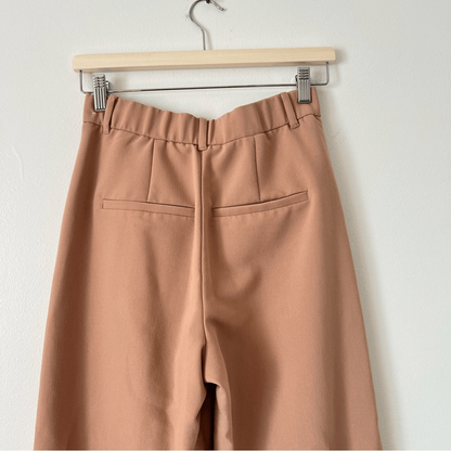 Abercrombie & Fitch Sloan Trousers Wide Leg Pants in Tan Size 27/4S