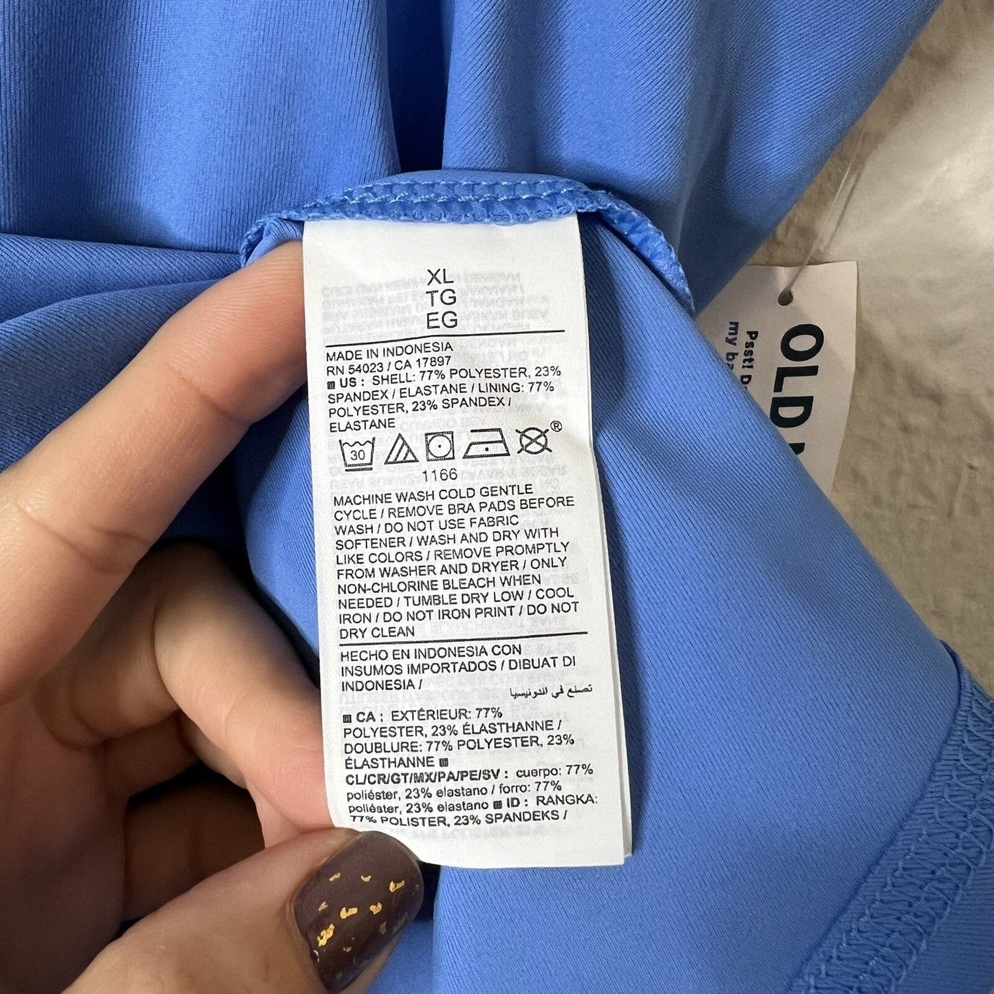 Old Navy PowerSoft Shelf-Bra Support Athletic Dress NEW Size XL