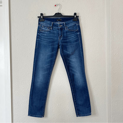 MOTHER The Looker Crop Jeans Size 25 Cry Of The Peacock