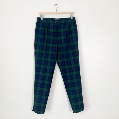 Pendleton Woolenmills Virgin Wool Plaid Trousers Dress Pants Size 8