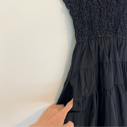 En Saison Black Matisse Flutter Sleeve Dress Size XS