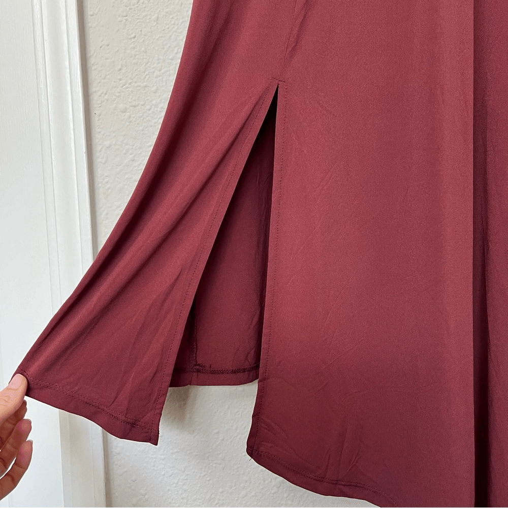 Eloquii Asymmetrical Long Sleeve Midi Dress NEW Plus Size 18