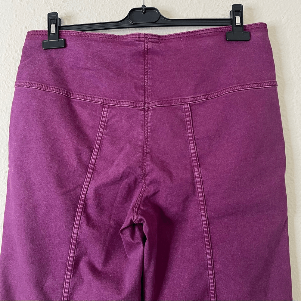 Anthropologie Pilcro High Rise Crop Flare Pants NEW Size 34