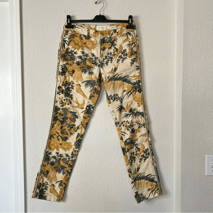 Anthropologie Relaxed Tropical Chino Pants Size 27