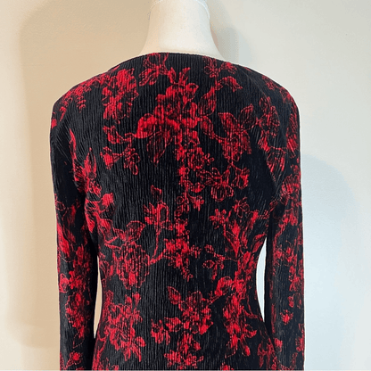 Anthropologie HD in Paris Dierdre Velvet Column Midi Dress Size Medium Stretchy