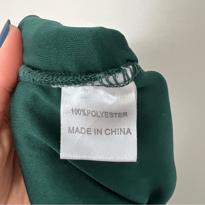 HELLO MOLLY PARTY IT UP One Shoulder Bodycon Mesh Mini DRESS in GREEN Size 6