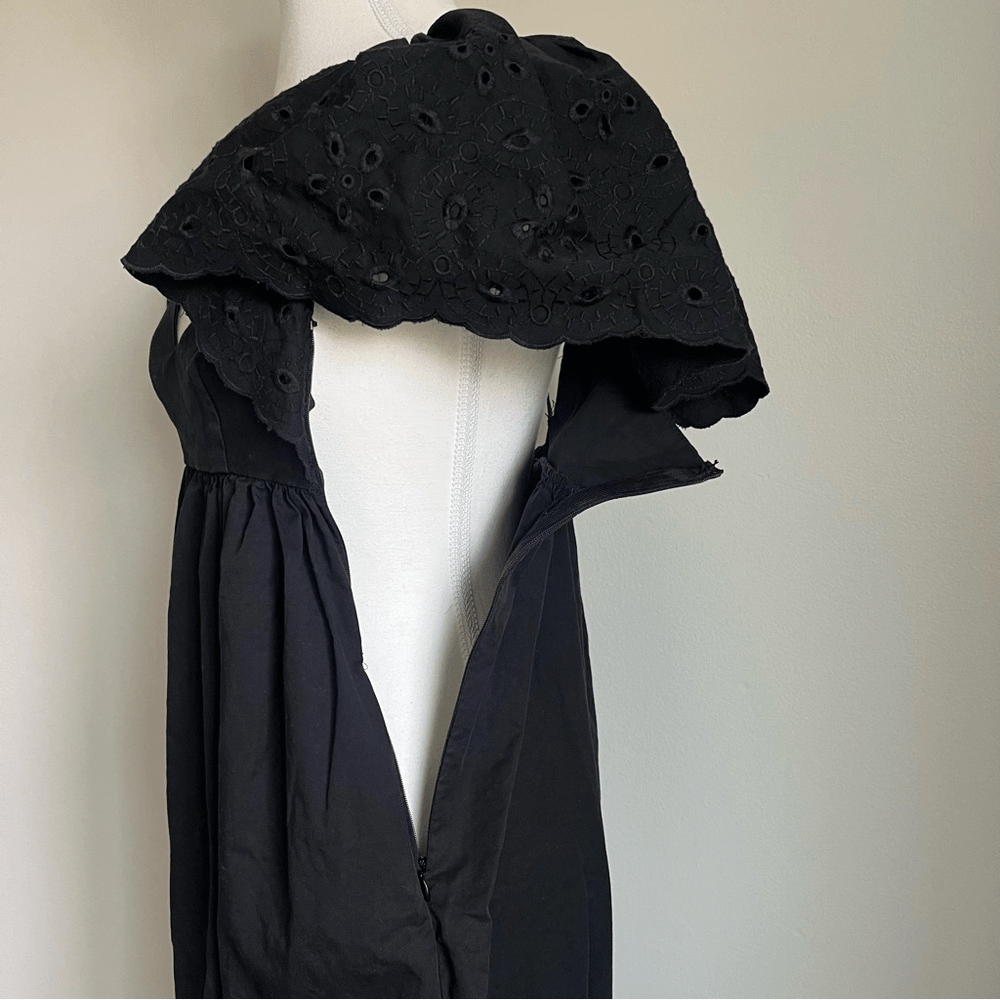 En Saison  Barnette Eyelet Midi Dress Black Size XS