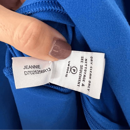 Diane Von Furstenberg Jeannie Electric Blue Fit and Flare Mini Skater Dress 6