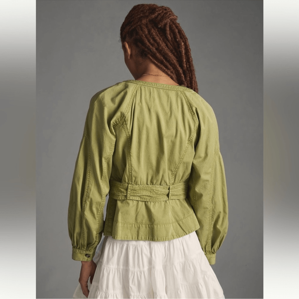 Anthropologie Belted Utility Jacket NEW Size Large