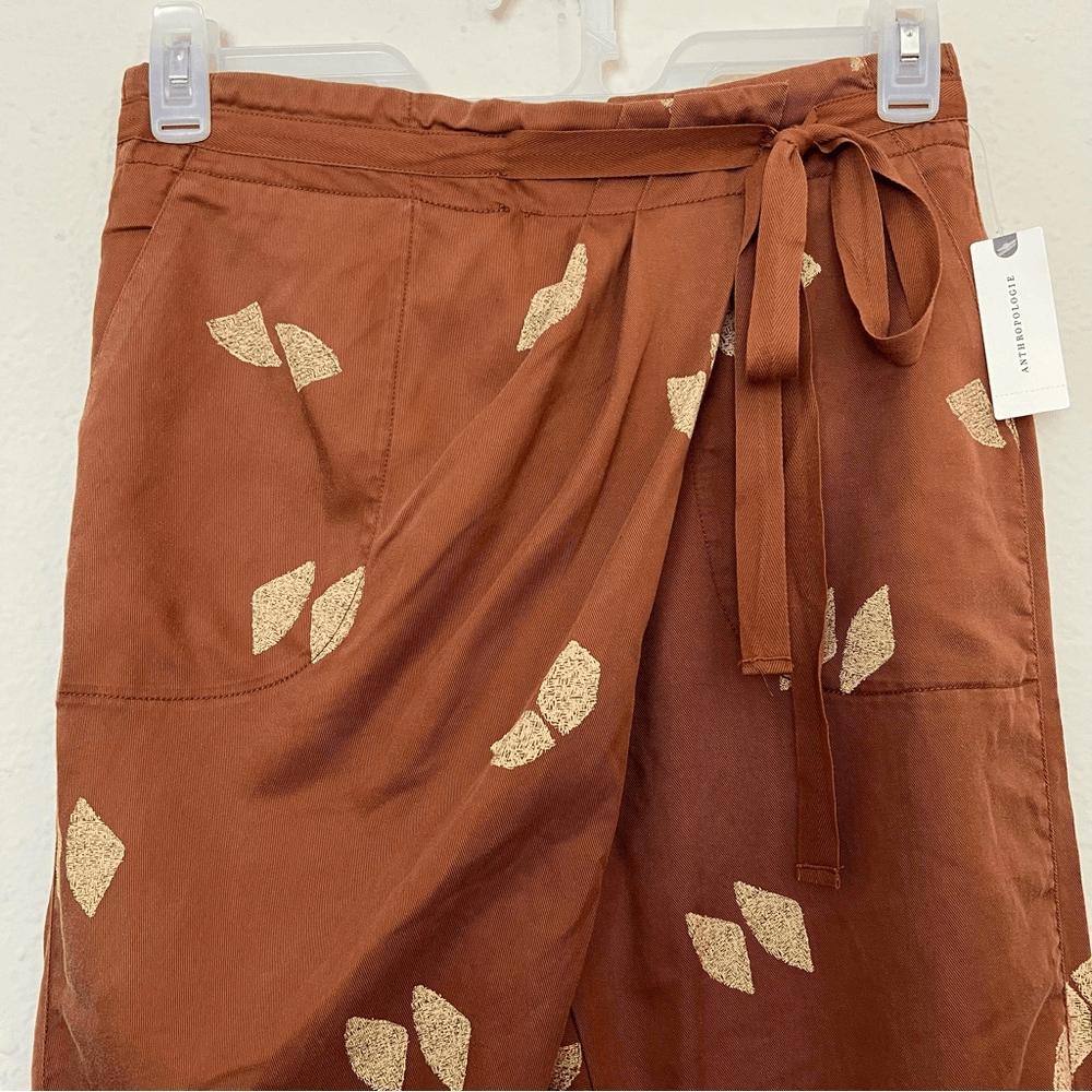 Anthropologie Pilcro Asymmetrical Printed Harem Pants NEW Size 26