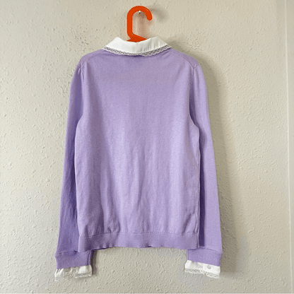 Talbot Lace Collar Sweater