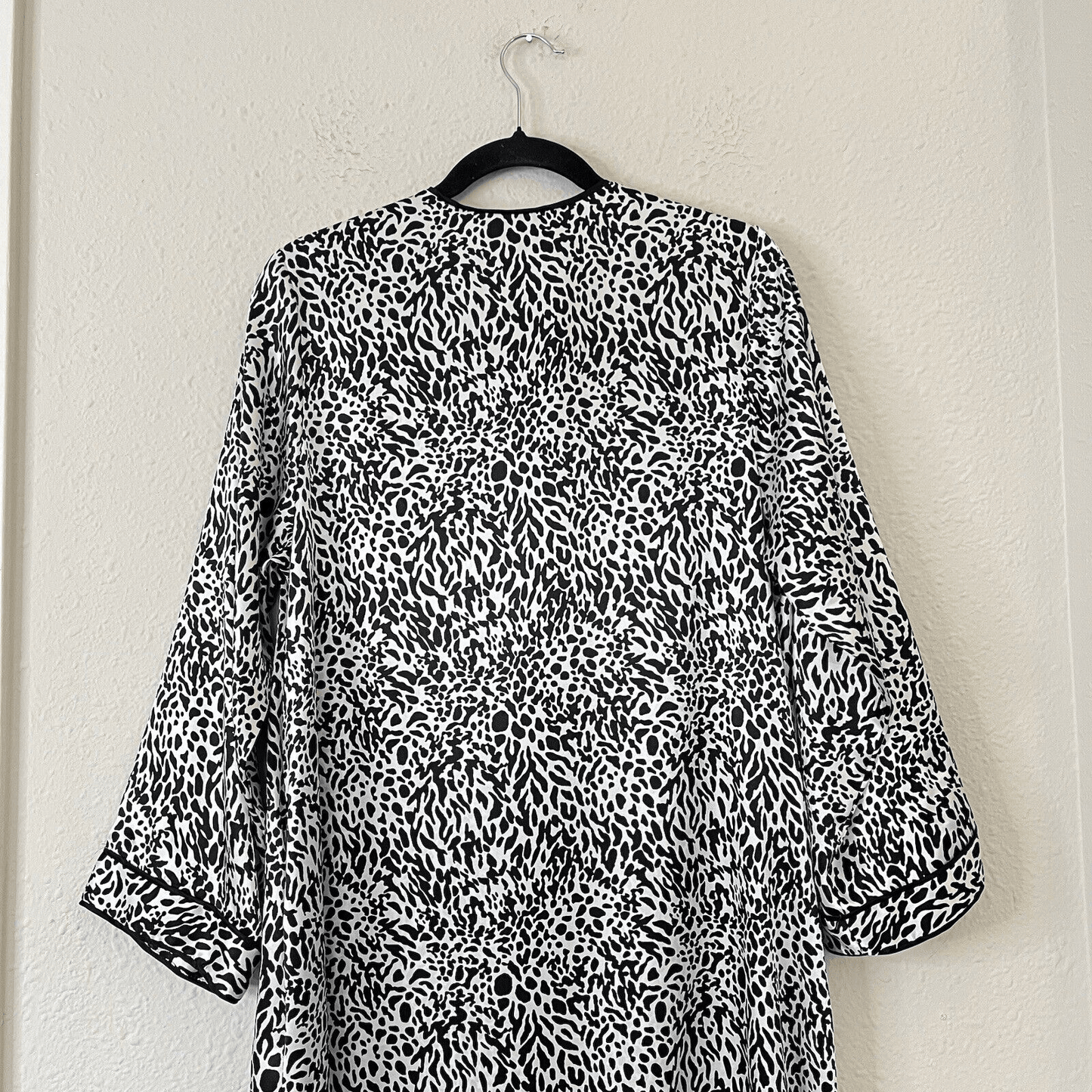 Oscar De La Renta Pink Label Nightgown Animal Print Sleep Dress Size Medium