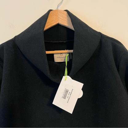 Dudley Stephens Park Slope Turtleneck Sweater Black Vello Fleece NEW Size XXL